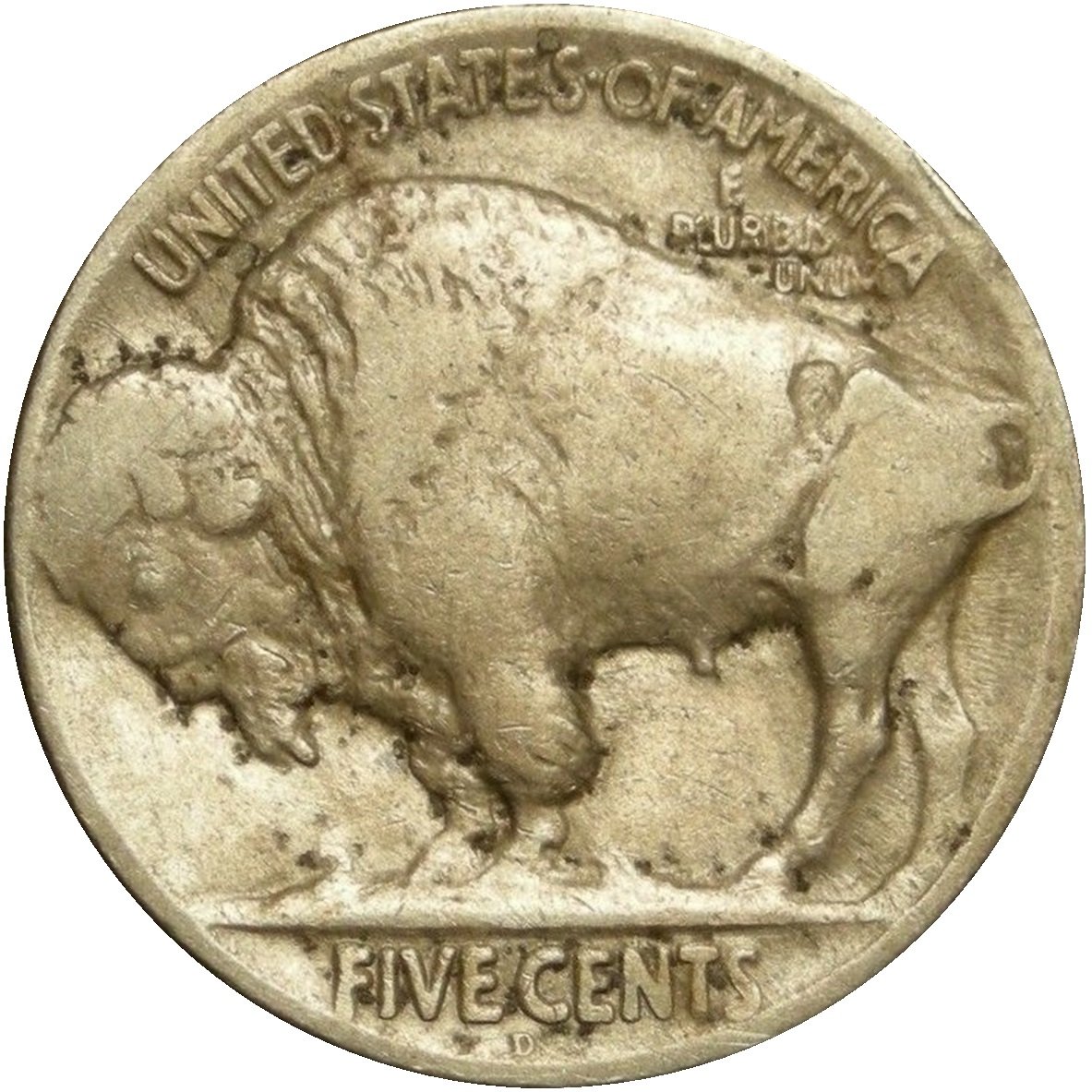 1924-D-5c-Buffalo-Nickel
